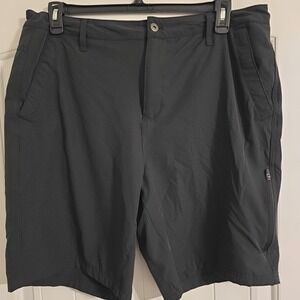 GERRY Mens Micro Vent Shorts BLACK 38 Stretch Comfort Quick Dry Lightweight